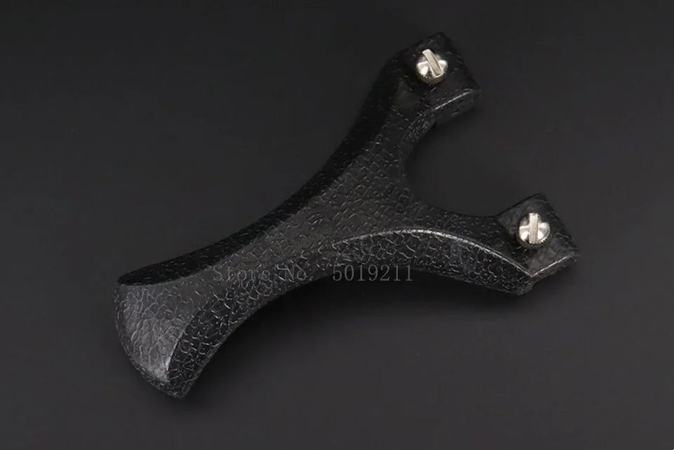 Outdoor Hunting Shooting Catapult Entertainment Accessories Toys Hunting Resin Slingshot Catapult with Flat Rubber Band for Hunt