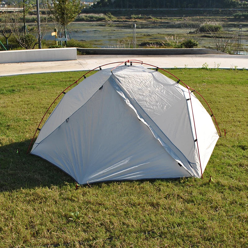 Ultralight Aluminum Poles Camping Tent for 2 Person, 4 Season, PU4000 Waterproof 210T Fabric, Easy to Set Up, Hiking Tents