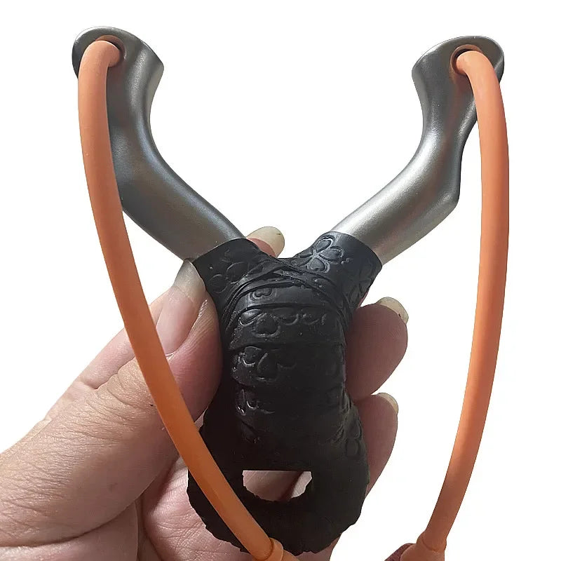 Stainless Steel Slingshot High-precision High-power Slingshot Outdoor Hunting Slingshot Practice Shooting catapult