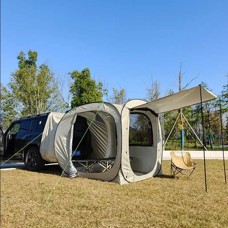 Portable Air Conditioner Camping Tent to Achieve the Freedom of Heat&Cooling, 7 Feet Height, Pop Up Family SUV Camping Tent