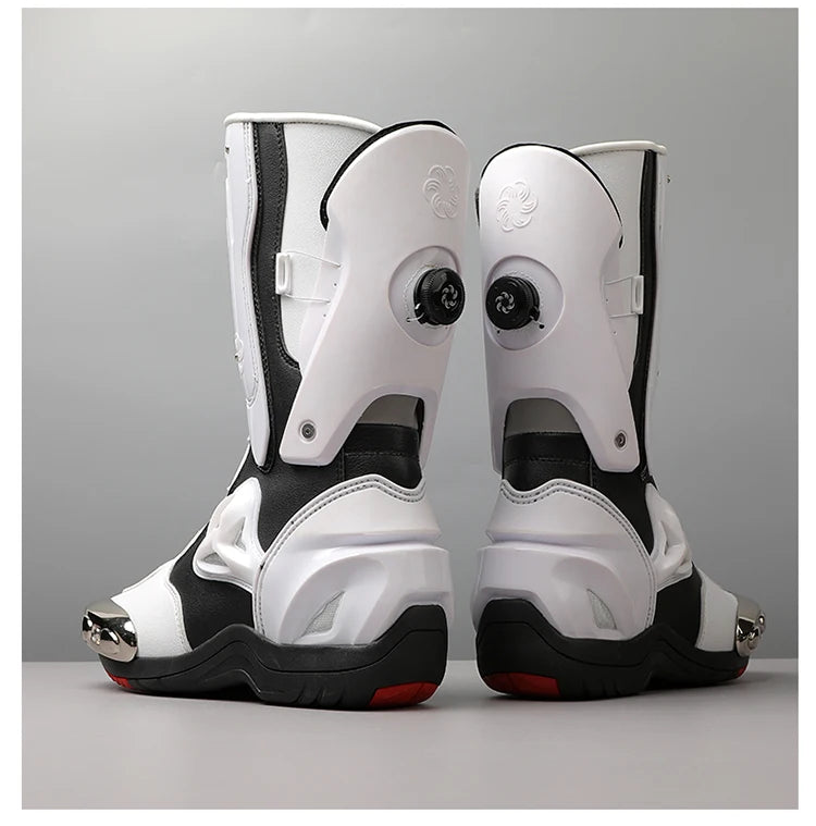 36-47 Anti Fall Motocross Boots Wear-resistant Motorcycle Boots Men's Women Racing Boots Safe Riding Equipment Rally Shoes