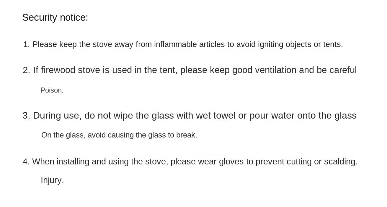 WT-Sky-430 Folding Fireplace Multifunctional Wood Stove Secondary Air Intake Outdoor Camping Heating Stove