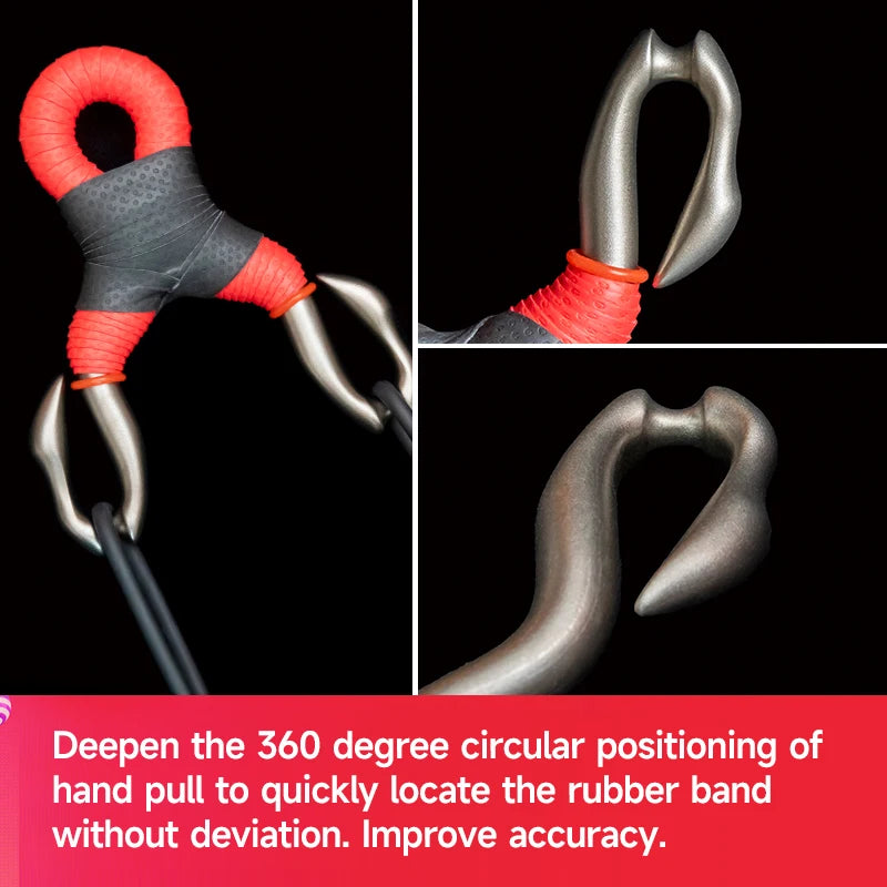 Traditional Manual Cold Bending Slingshot Reverse Bending Competition Is Powerful and Highly Accurate Round Rubber Band