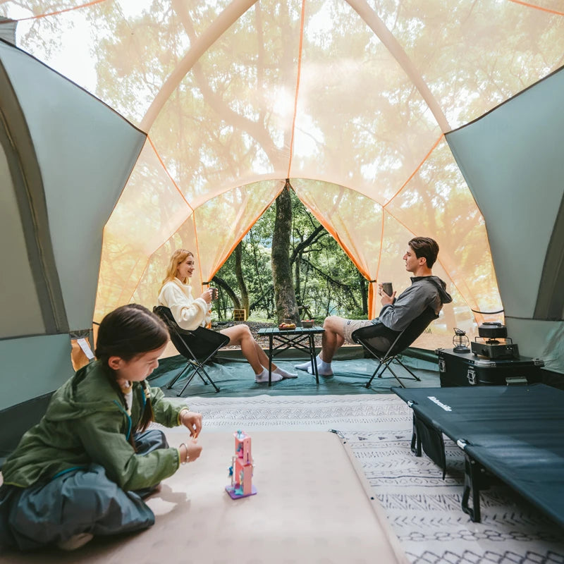 Naturehike 8-10 Person Camping Tent Picnic Rainstorm Sheltering Wind large Canopy Shelter Beach Tent Family Tent