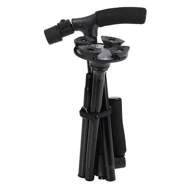 Collapsible Telescopic Folding Cane Elder Canes Adjustable Walking Trusty Sticks Elder Crutches for Mothers the Elder Fathers