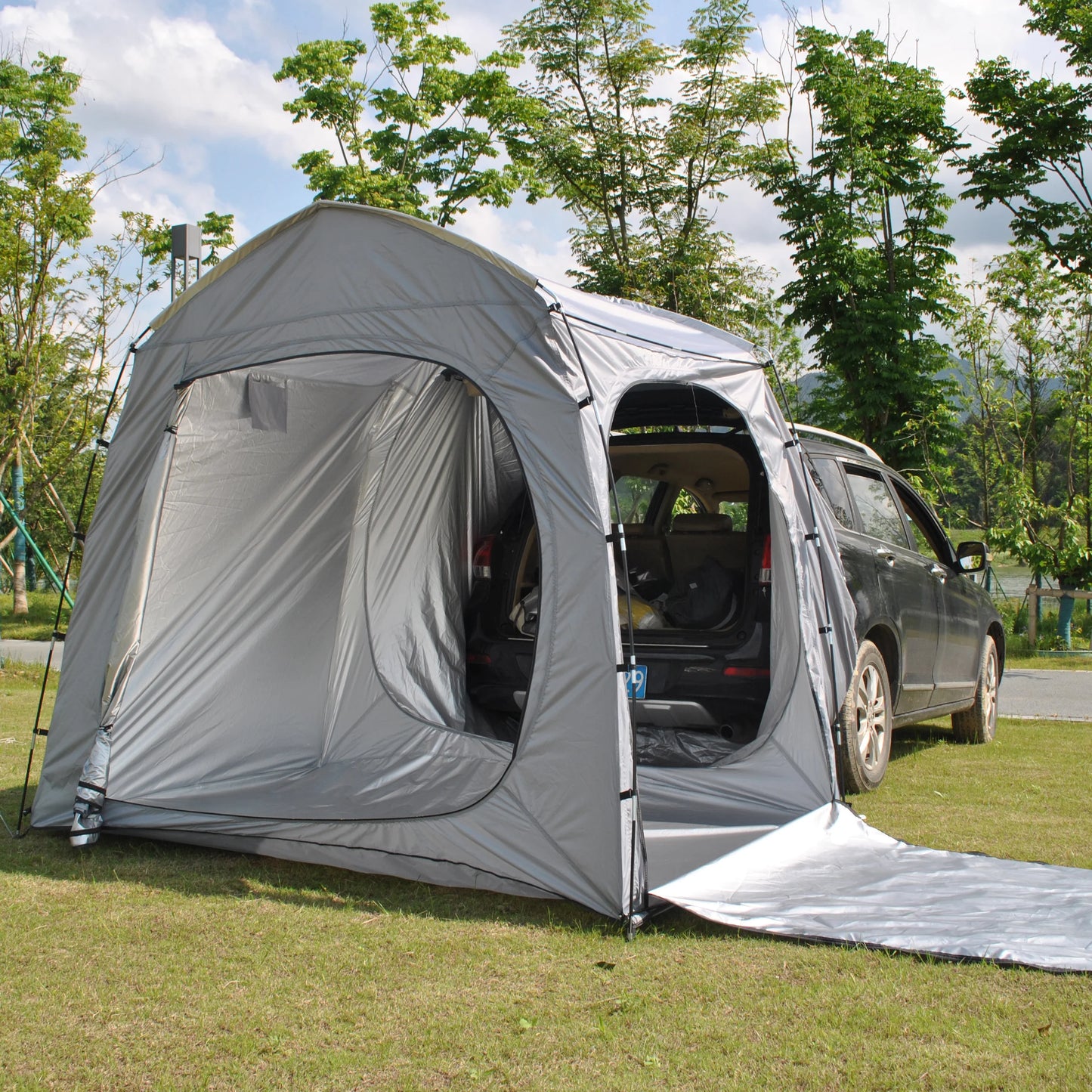 Newest SUV Car Tent, Tailgate Shade Awning Tent for Camping, Vehicle SUV Tent Car tent can be used without car,Car Tailgate Tent