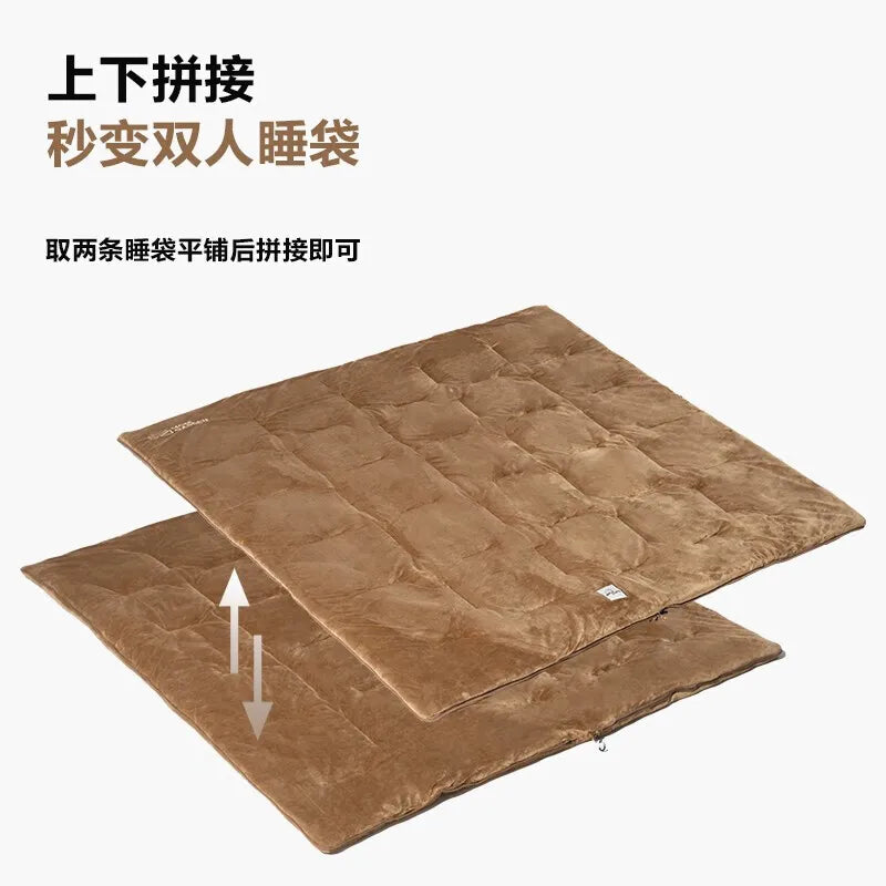 Outdoor Adventure Sleeping Bag For Camping Hiking Waterproof Warm Ultralight Portable Envelope Equipment