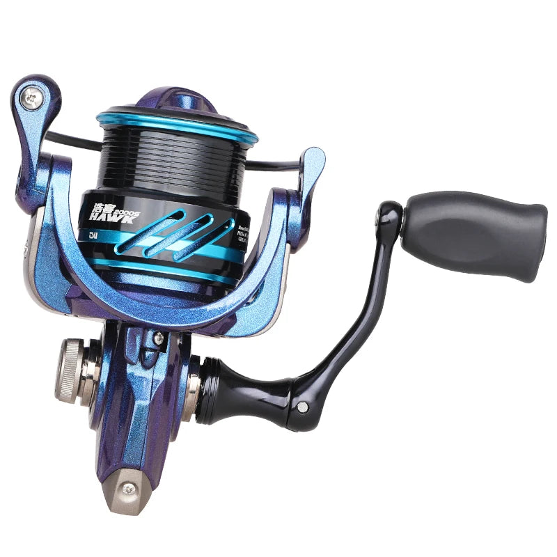 TSURINOYA Spinning Fishing Reel HAWK 2000S 2500S 3000S Shallow Spool Long Casting Wheel 5.2:1 7kg Max Power Pike Profession Reel