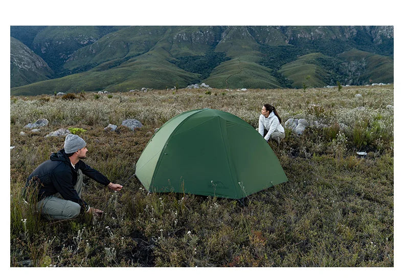 Naturehike Cloud River Pro Outdoor Camping Tent Ultralight 2 Person 20D Silicone Fabric Double-layer Waterproof Hiking Tents
