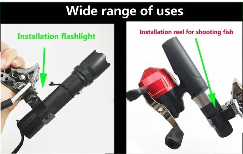 Strong Slingshot Hunting Fishing Set Professional Catapult with Arrows Fishing Rubber Band Outdoor Shooting Fishing Accessories