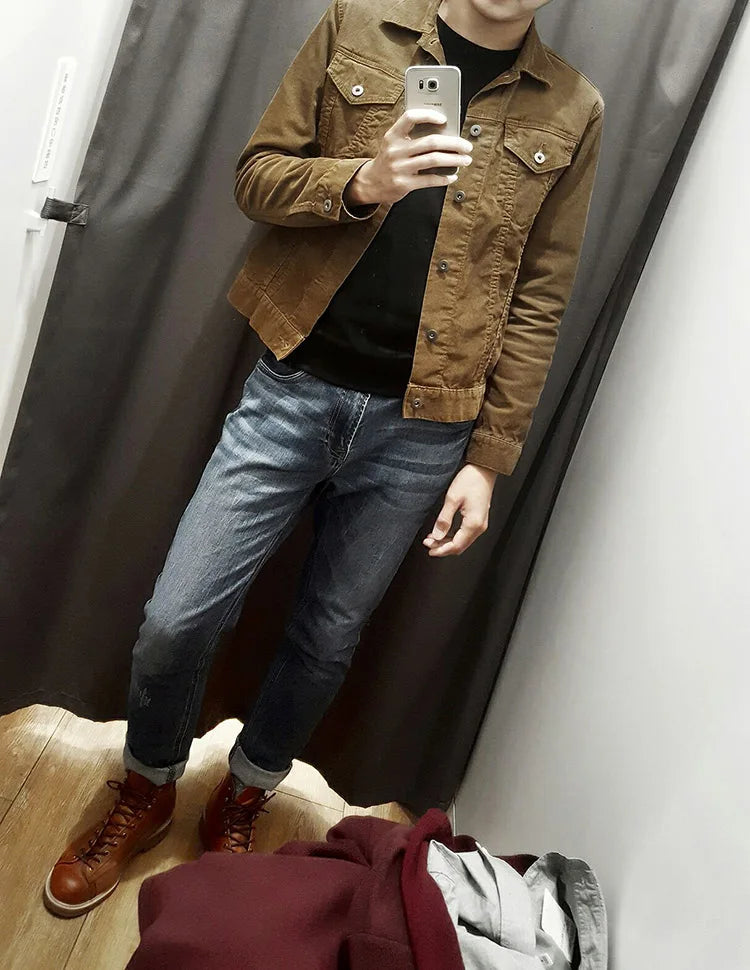 Mens British Wind Retro Boots Motorcycle Short Boots Men's Leather Boot Casual Work Shoes Men Women's Tide Chelsea Boots