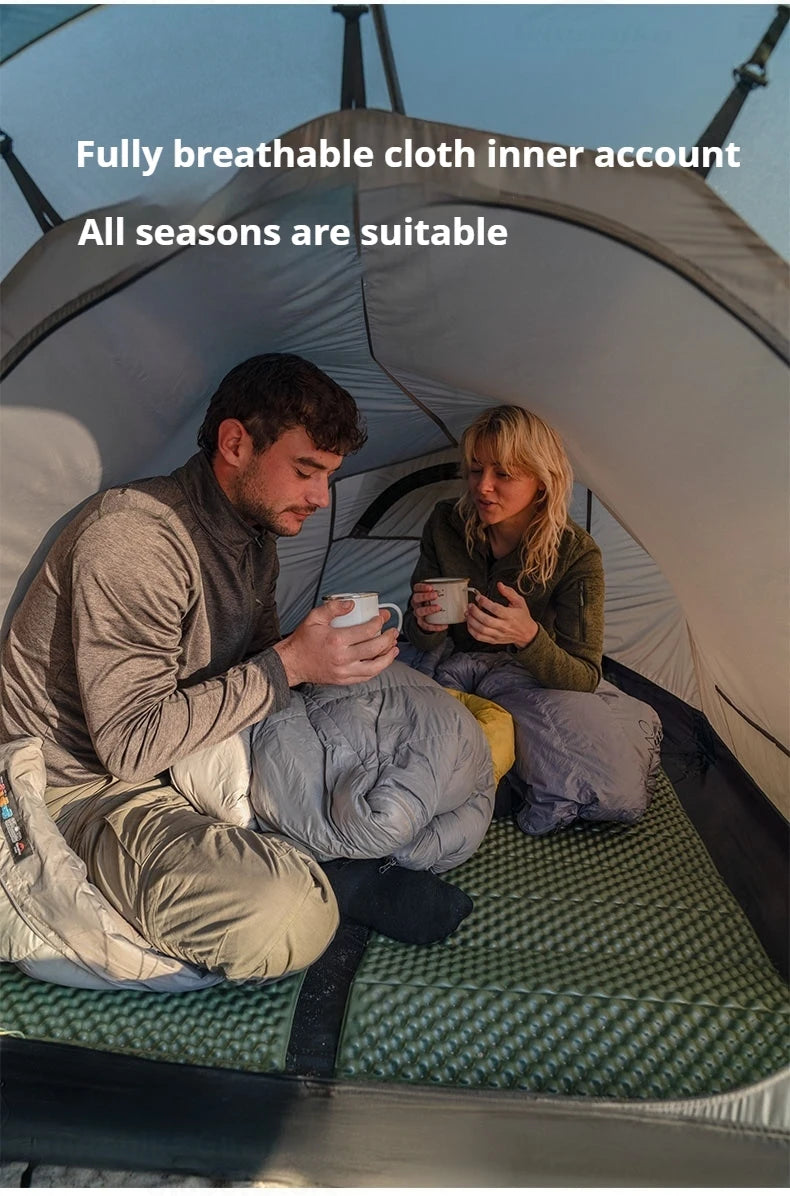 Naturehike Opalus UL Tunnel Tent 2-3 Person 15D Nylon 4 Season Hiking Tent Lightweight Large Space Outdoor Travel Camping Tent