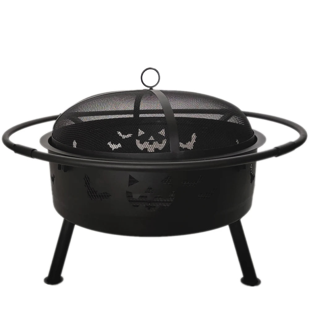 Multi Functions Camping Fire Pits Wood Burning Outdoor Heavy Duty Barbecue With Bbq Grill