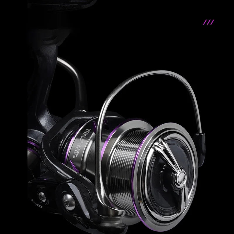 TAKUMA 2025 NEW LINGXI Spinning Reel 150-153g 5.2:1 7+1 Super Light Carbon Fiber CNC Spool Stainless Steel Bearings Fishing Reel