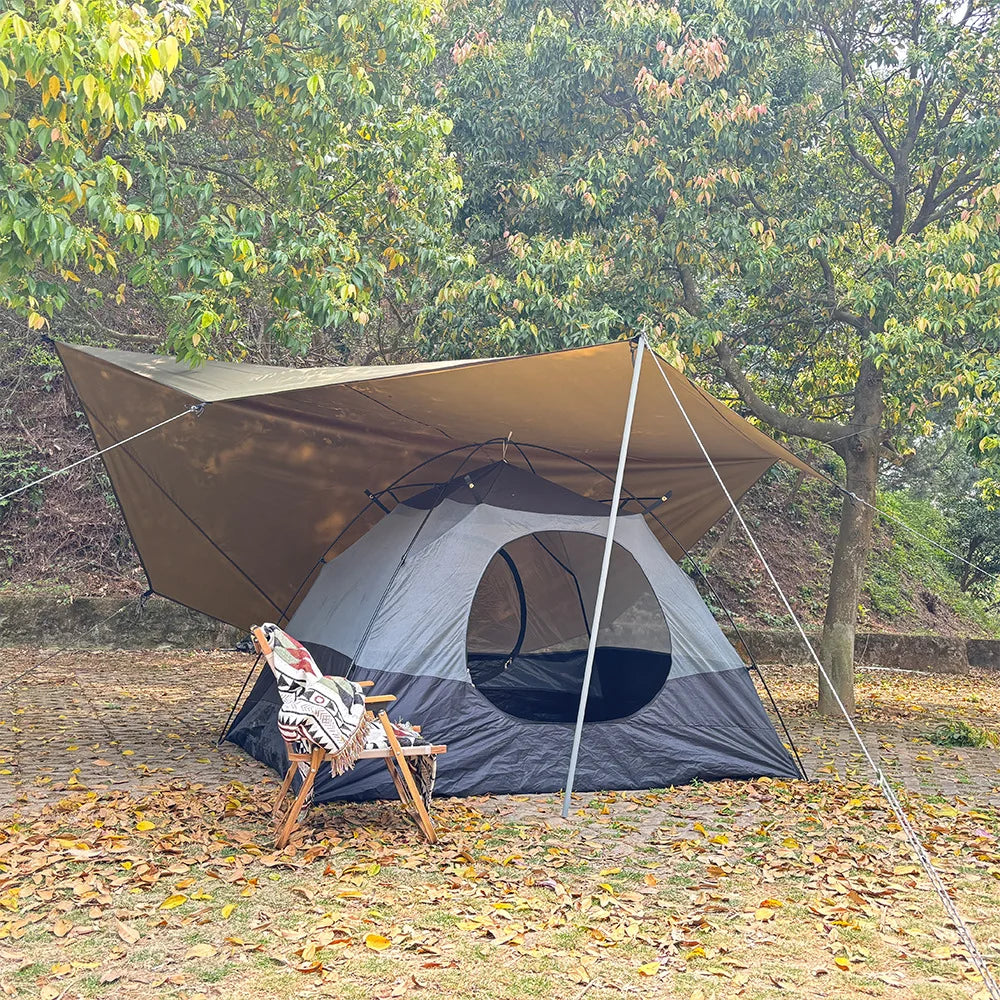 Multi-purpose Outdoor Picnic Octagonal Mat Thickened Oxford Cloth Wear-resistant Waterproof Camping Tent Moistureproof Mat