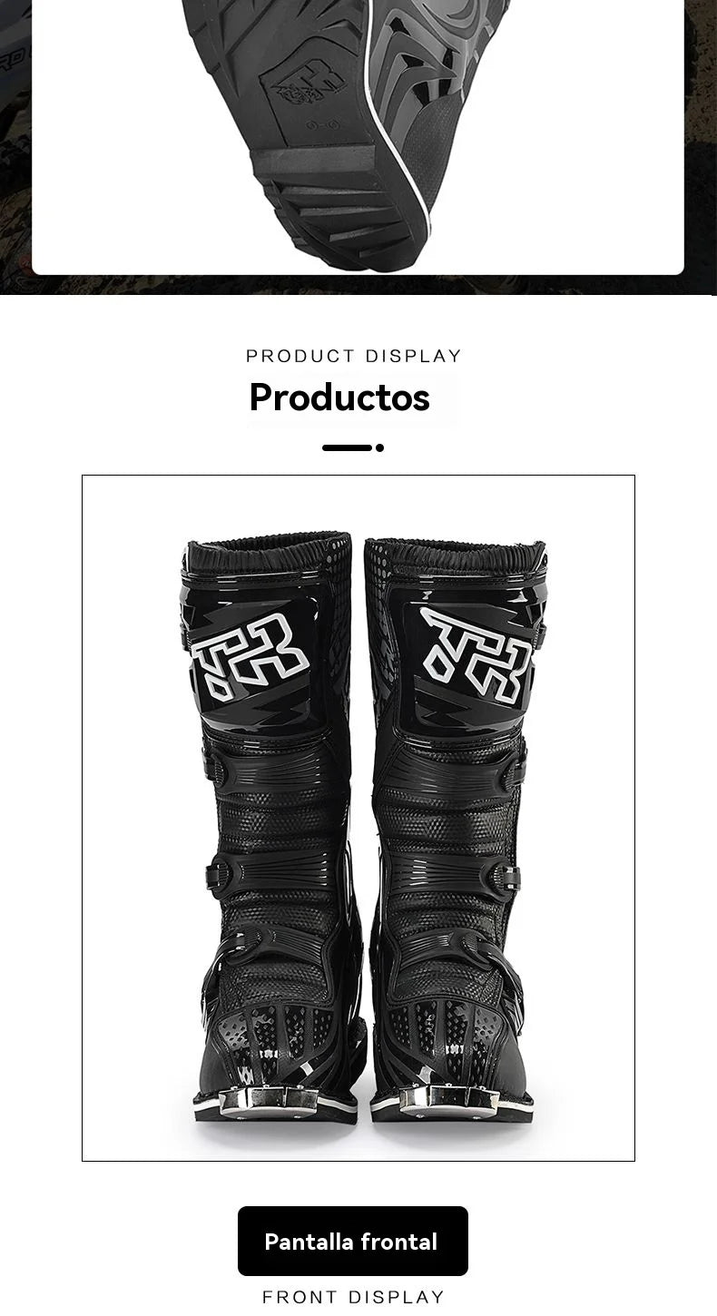 2025 NEW Motorcycle Enduro Motocross Boots Riding Mx Moto Cross Botas Motorbike Motorboats Shoes Racing Men's MTB Downhill Boots