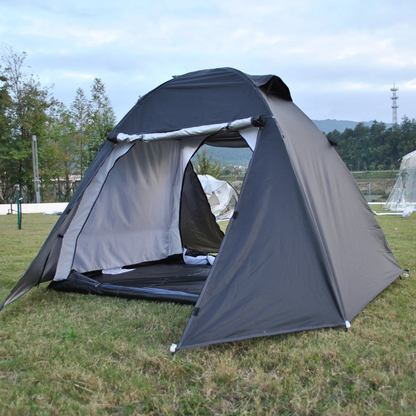 Waterproof Backpacking Tent 2 Person Lightweight Camping Tents 2 People Hiking Tents,4 Season Double Layer Outdoor Tent