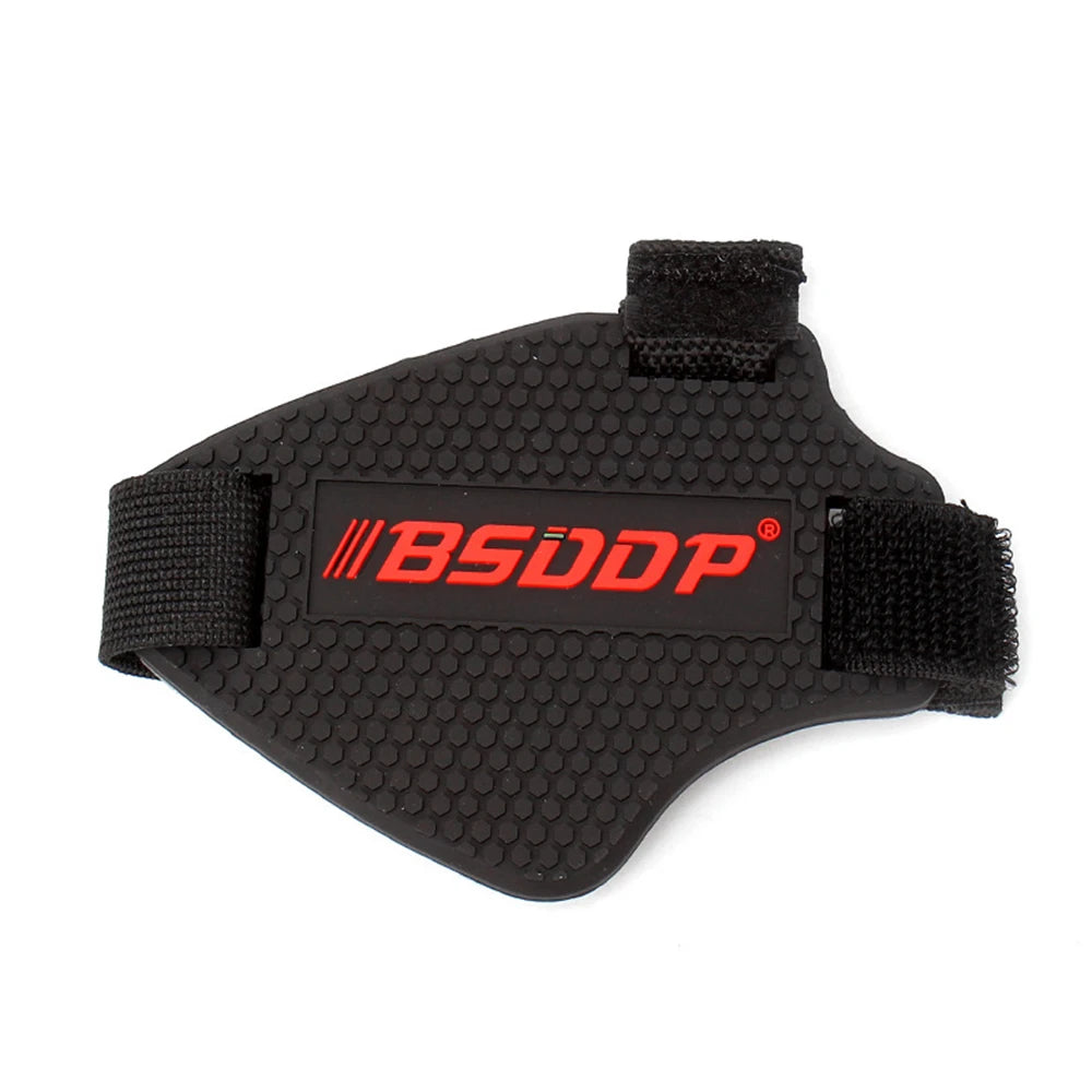 KEMIMOTO Motorcycle Gear Shift Pad Adjustable Motorcycle Shoe Cover Guards Durable Boot Protector Anti-skid Gear Shifter