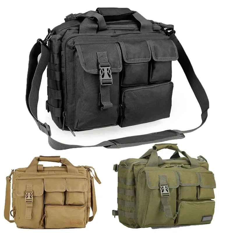 Military Backpack Tactical Molle Nylon Messenger Shoulder Bag Laptop Handbags Briefcase Outdoor Multifunction Climbing Bag