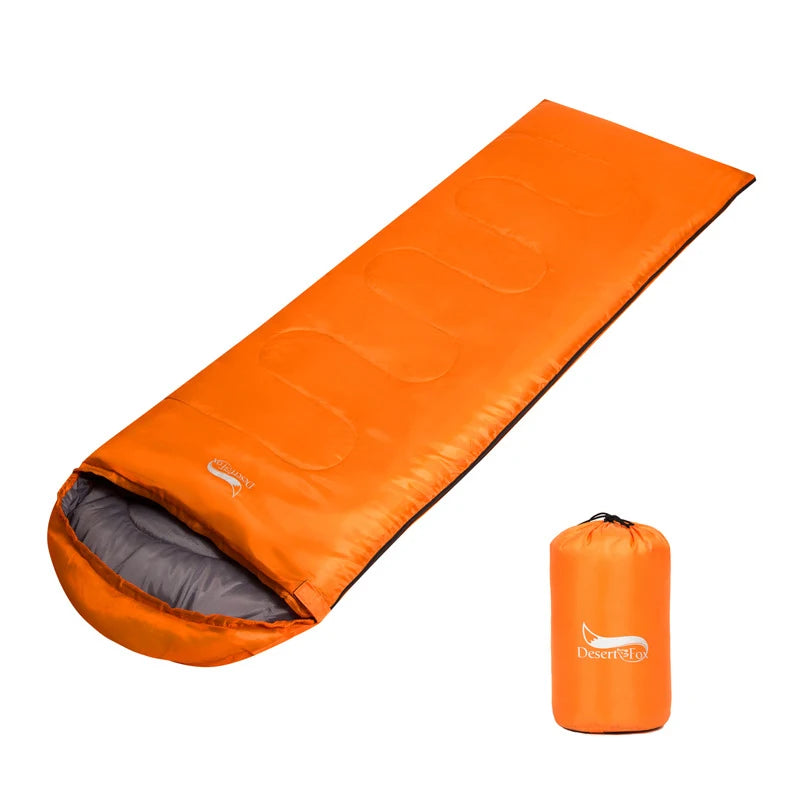 Outdoor Camping sleeping bag Hiking Backpacking Portable  Lightweight Spring and Autumn Sleeping Bag with Sack Waterproof