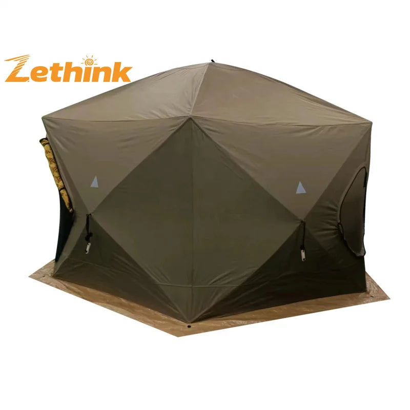 Customized  5-6 Person 4 Season Double Layers Arabian desert middle-east hexagon tent