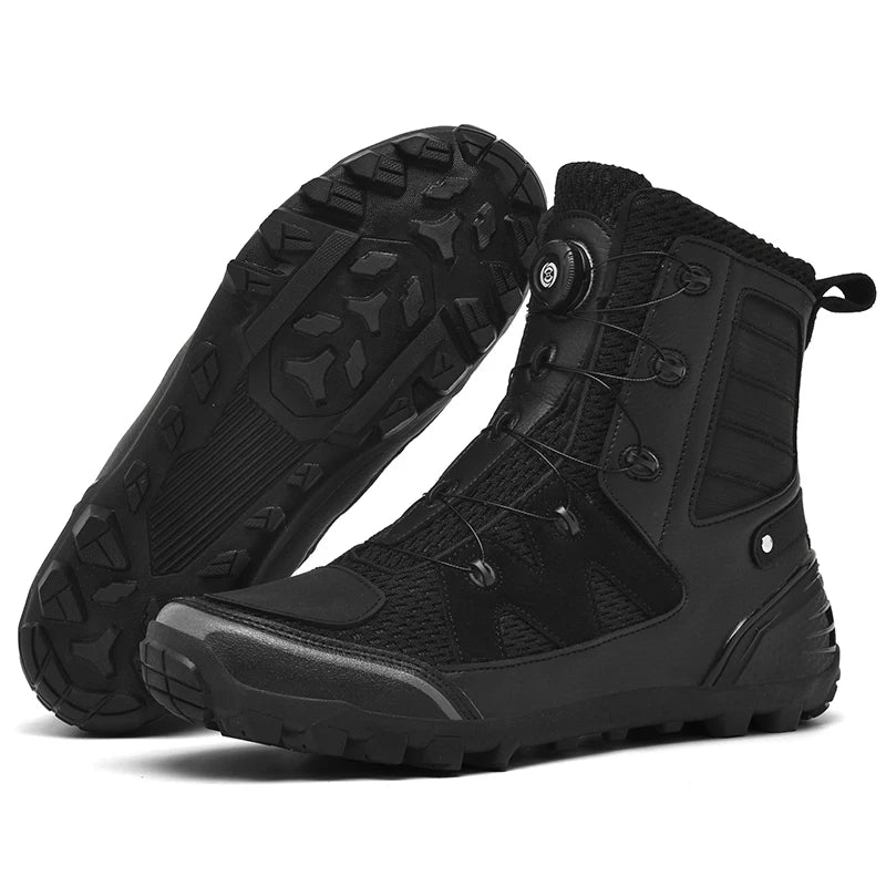Motorcycle Boots Men Moto Riding Boots Four Seasons Breathable Motorcycle Shoes Motorbike Chopper Cruiser Touring Ankle Shoes