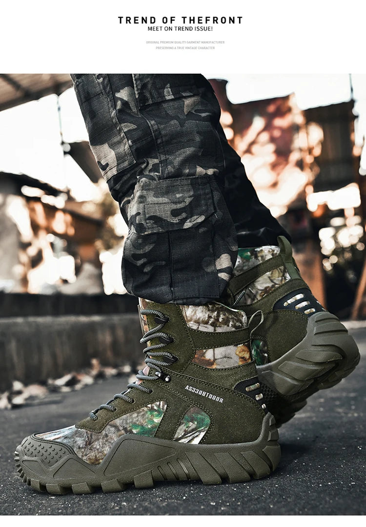 Big Size 47 Winter Men Warm Plush New Combat Boots Men Ankle Boot Quality Casual Motorcycle Boot Waterproof Men's Boots Autumn