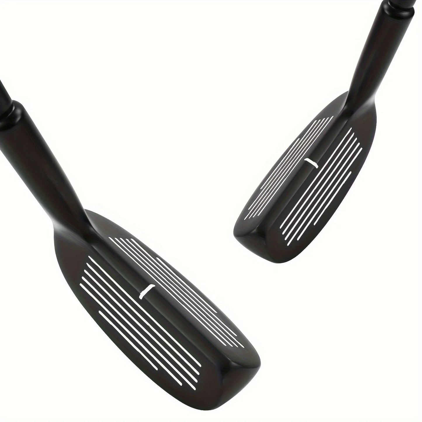CRESTGOLF Adjustable Telescopic Golf Club Double Sides Chipper Golf Putter Right Handed or Left Handed Black Accessories