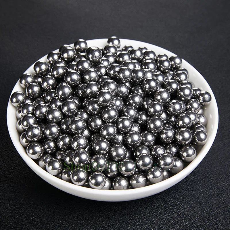 Glossy Steel 3mm-8mm Steel Ball Outdoor Slingshot Hunting Shooting Strong Catapult Sling Shots carbon Steel Hunting Accessories