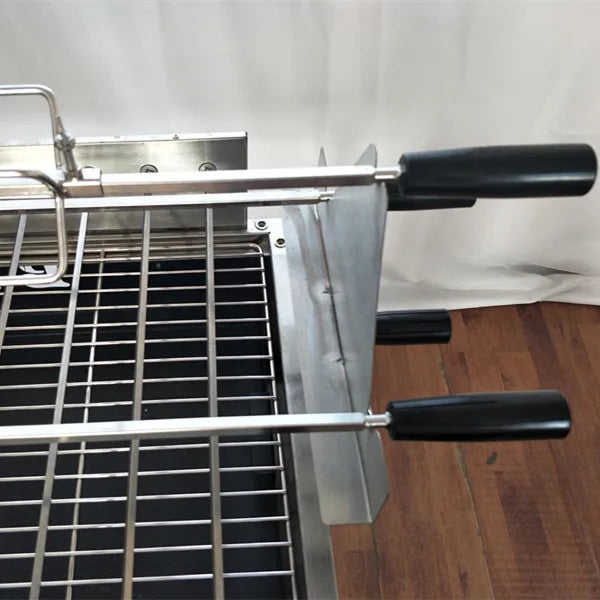 Outdoor Garden Rotating Rotisserie Grill Hood Barbecue Brazilian Cyprus Style
