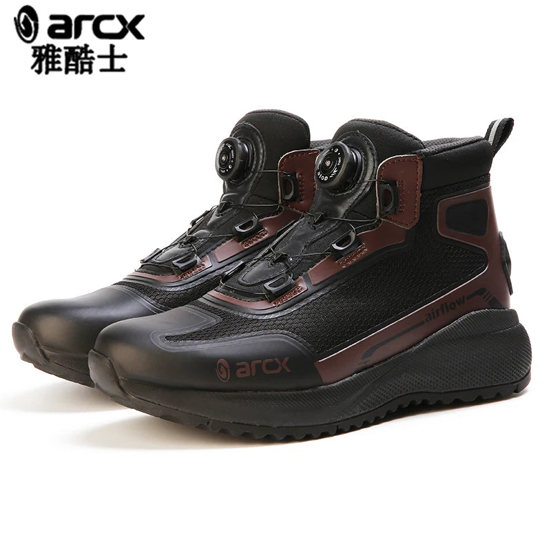 2025 New ARCX Motorcycle Riding Shoes Moto Road Botas Anti Fall Breathable Summer Moto Cycling Equipment Moto  Accessories