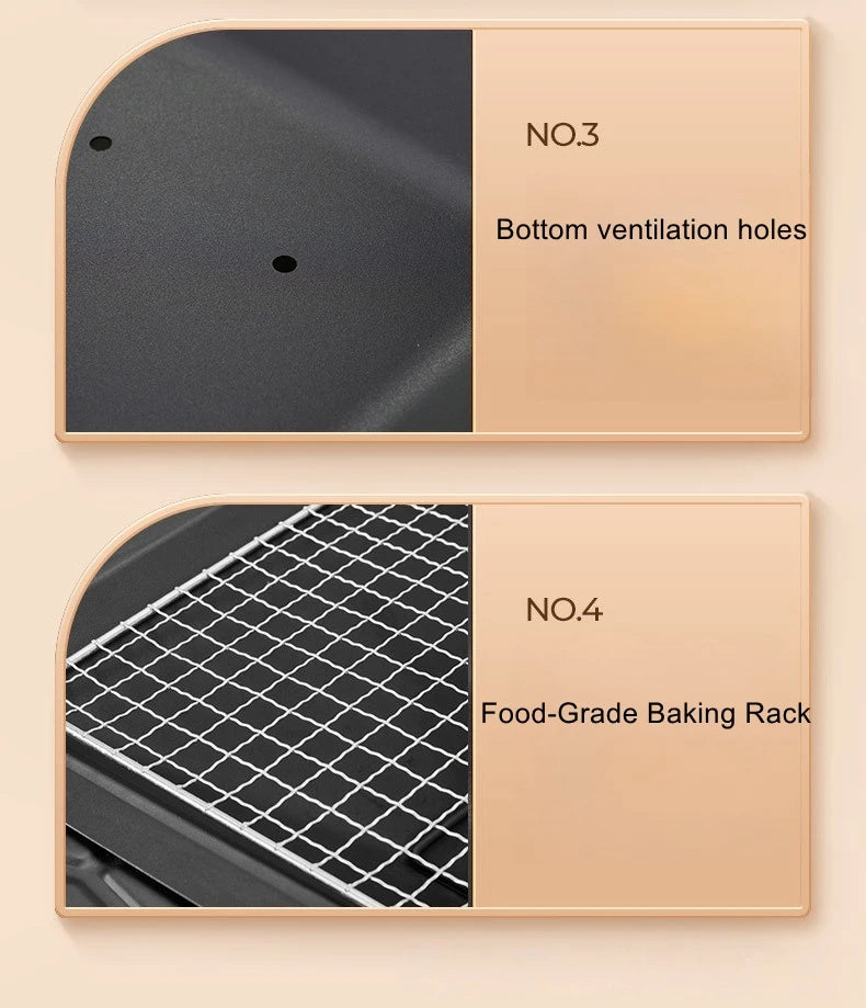 Outdoor Square Barbecue Grill Multi-Functional Barbecue Table Charcoal-Fired Tea-Brewing Table Wood-Burning Stove