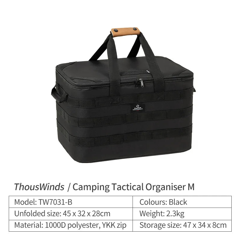 Thous Winds Outdoor Camping Storage Bag Meal Bag Large Storage Lamp Cookware Tableware Bag Picnic Travel Camp Bag Supplies