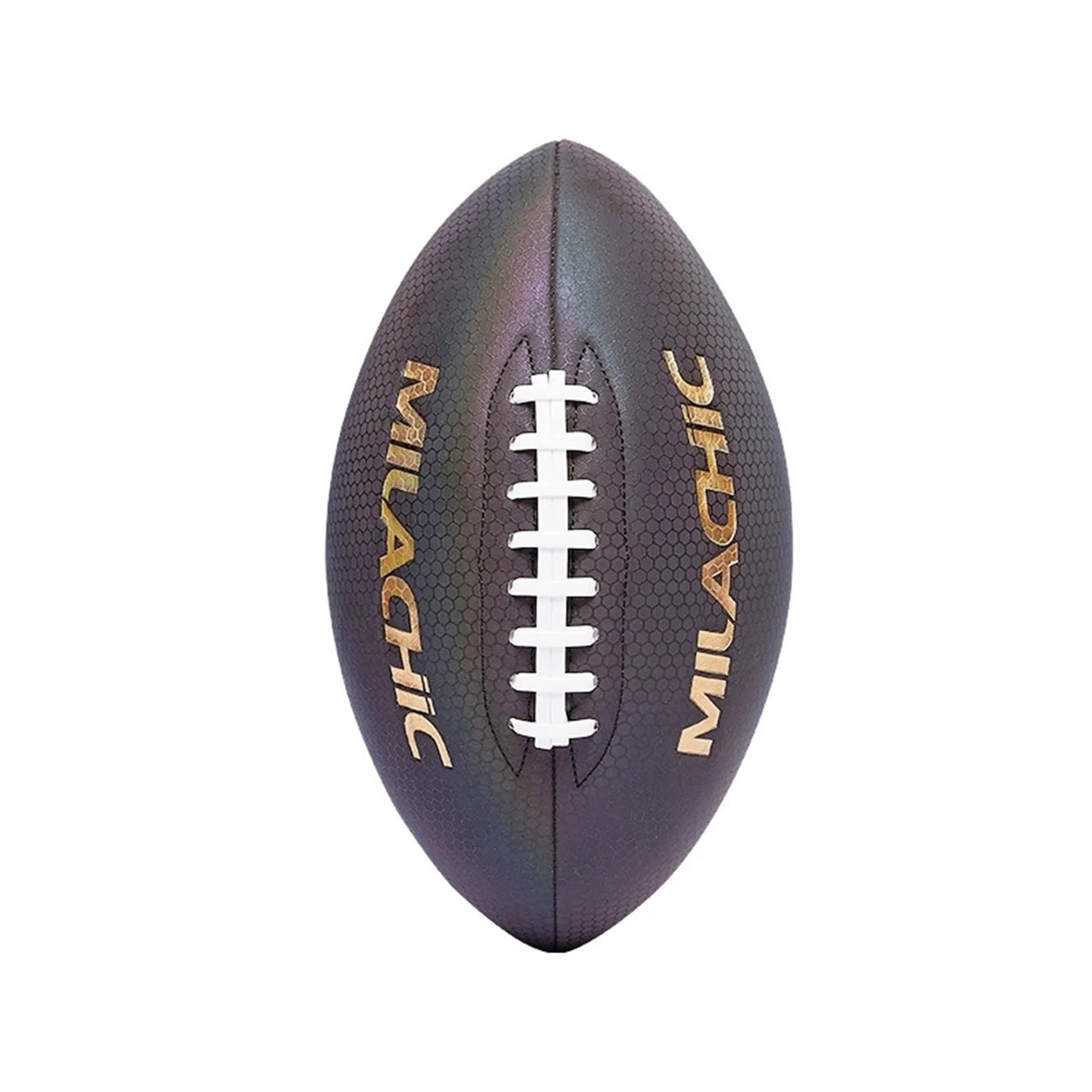 Luminous Fluorescent Reflective Rugby Pu American Standard Game Training Ball