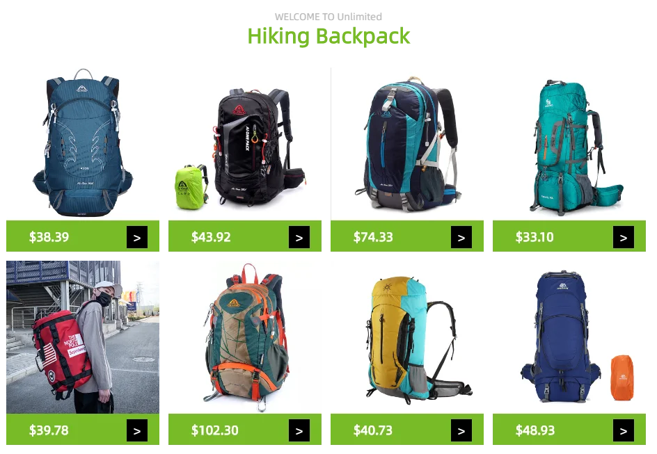 50L Outdoor Hiking Backpack Large Capacity Climbing Trekking Camping Bag, Durable Outdoor Backpack for Men Women Travel