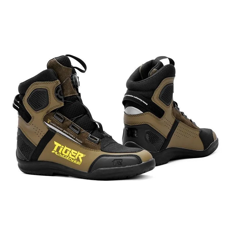 Motorcycle Shoes for Men, MTB Cycling Shoes, Winter Hiking High-Cut Boots, Tenis Masculino, Road Bicycle Sneaker，Casual Shoes