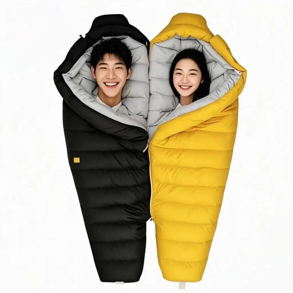 Factory Price Custom Mummy 0 Degree Winter 95 800 FP Goose Down Sleeping Bag Camping Hiking for Outdoor