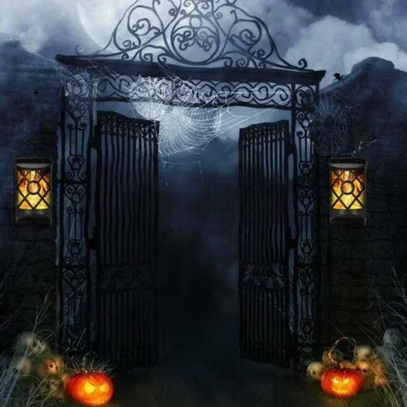 96LED Solar Flame Lights Outdoor, Lattice Design for Garden Pathway Yard Christmas Decor Waterproof Flickering Flame Wall Lights