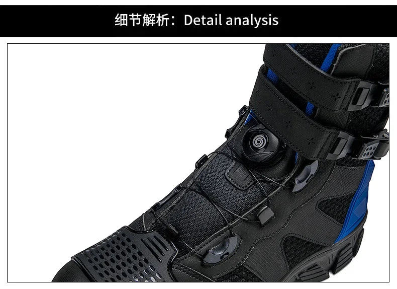 Summer Breathable Anti-fall Durable Off-road Motorcycle Riding Boots Knight Shoes Dirtbiker Cycling Anti-fall Botas