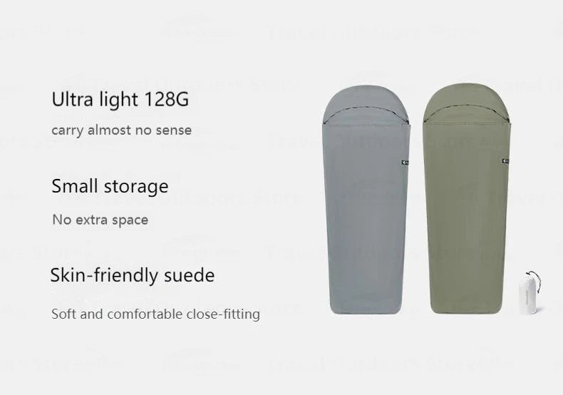 Naturehike Sleeping Bag Liner Tourism Single Stretch Envelope Sleeping Bag 128g Ultralight Camping Sleeping Bags Accessories
