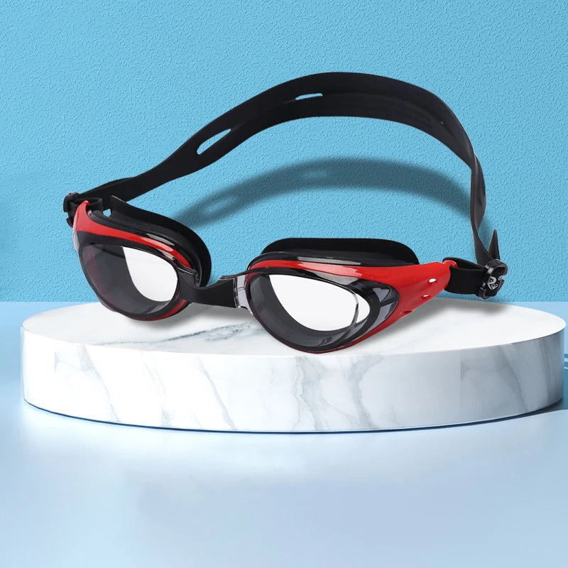 Plating Myopia Swim Goggles Men Women Professional Swimming Pool Water Sports Waterproof Glasses Anit Fog UV Shield Eyewear New