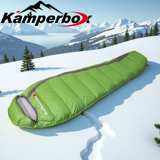 Kamperbox Ultra Light Outdoor Down Sleeping Bag Winter Camping Down Sleeping Bag