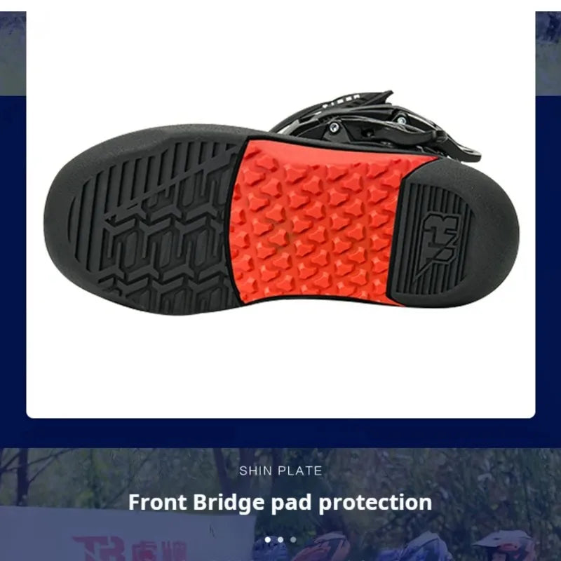 2PCS Kids Motocross Boots For Child Botas Motorcycle 4-10 Years Off Road Boots Motorcycle Mid Calf Kids Child MTB ATV