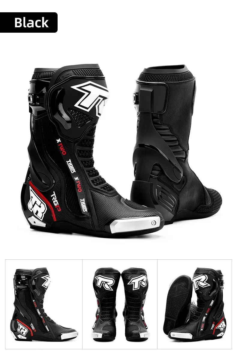 TR Tiger Brand Active axis off-road shoes Motorcycle riding boots anti-fall wear-resistant impact-resistant Adult male Lin Dao b