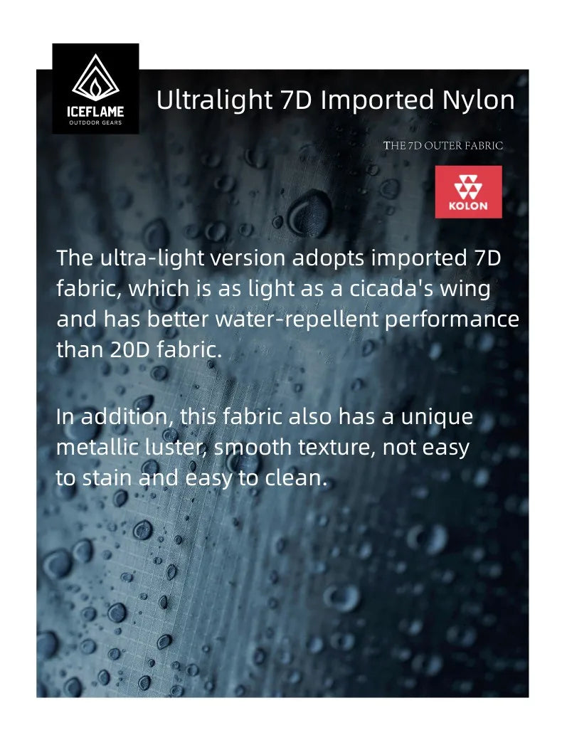 Ice Flame HW 20D Nylon Ultralight Mummy White Goose Down Sleeping Bag Outdoors Camping Keep Warm Duck Down Adult Equipment