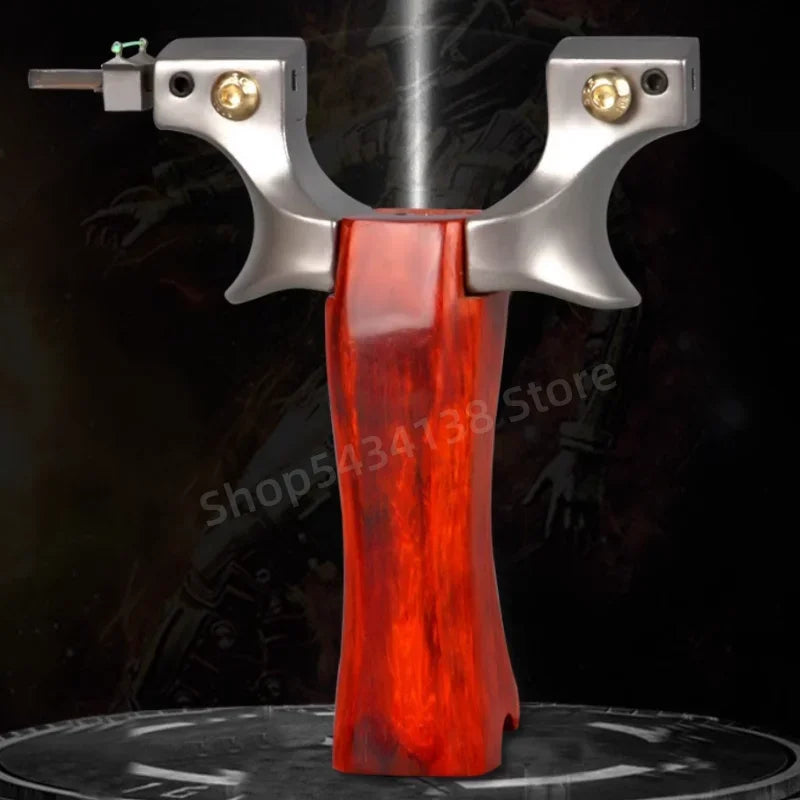 Outdoor Hunting Rubber Belt Shooting Stainless Steel Slingshot High-precision Catapult Sports Hunting Slingshot