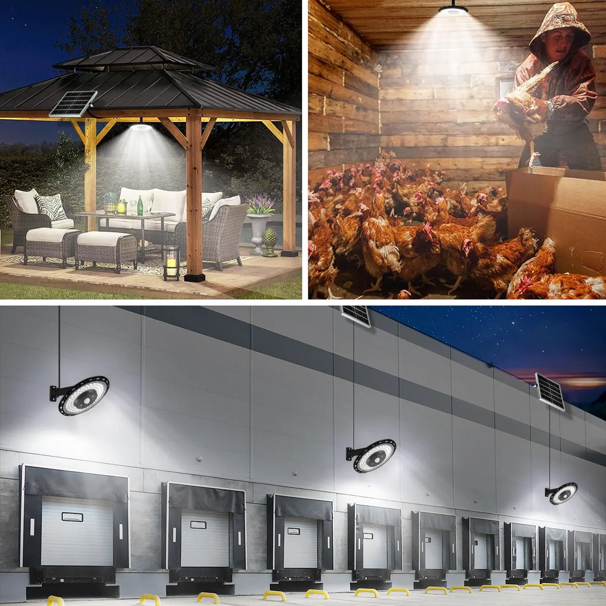 Solar Lights Indoor Outdoor 5 Modes Motion Sensor Solar Shed Light with Remote IP65 Waterproof for Barn Gazebo Yard Garage