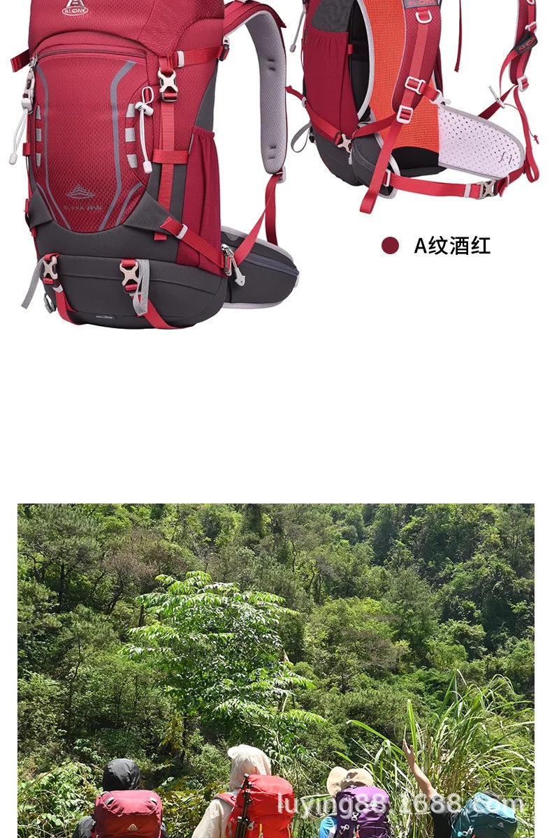 40L Ultralight Hiking Backpack for Men & Women Multi-Purpose Travel Pack | Large Capacity Trekking Camping Climbing Outdoor Gear