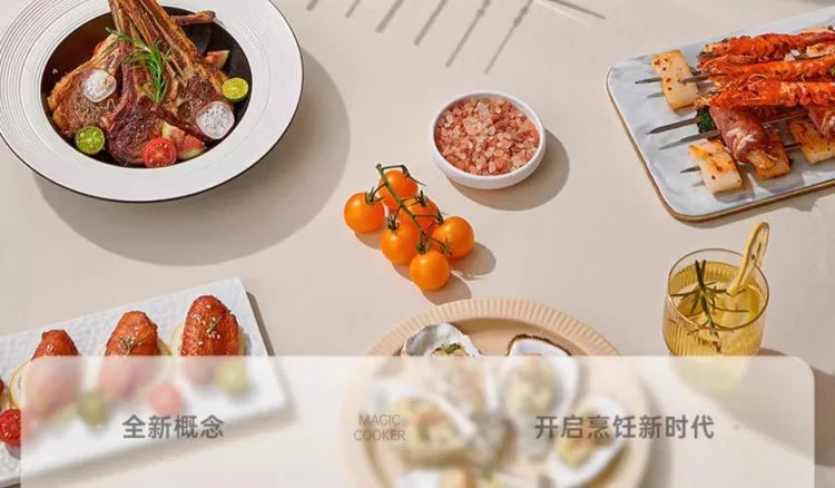 220V Chuanjian Automatic Rotating Electric Grill Skewer Machine Non Smoke BBQ Cooker for Home Use EW