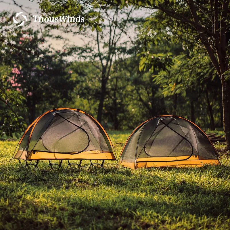 Thous Winds Taurus Solo Tent, Ultralight Hiking Camp, Solo Backpack Tent, Outdoor Cot Tent, 15D Nylon Ripstop Both Side Silicon